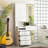 63'' H 3 Drawer Armoire Wardrobe With Adjustable LED Dressing Mirror