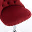 Ensemble de 2 tabourets pivotants en velours avec hauteur de siège réglable, base chromée, dossiers capitonnés confortables pour la maison et la cuisine-79076007-79076051
