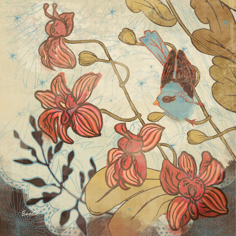 Spice And Whimsy II by Evelia Designs - Wrapped Canvas Painting, 76cm H x 76cm W