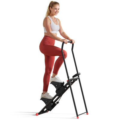 MERACH Compact Vertical Climber Stepper for Full Body Cardio at Home
