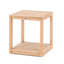 Caldas Outdoor Square Teak End Table