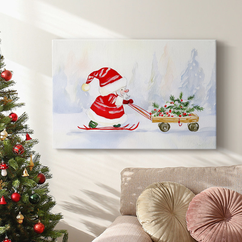 Christmas Holiday Arts - Toile tendue avec châssis, H 16 po x l 24 po