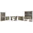 6 Pcs: Desk,Chair,2Cabinets,Bookcase,Credenza is out of stock