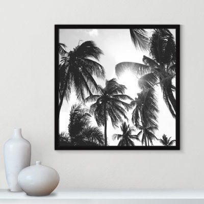 Palmiers des Caraïbes - reproduction de cadre photo