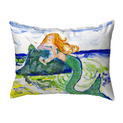 Outdoor Reversible Throw Pillow