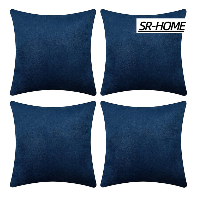 SR-HOME Decorative Throw Pillow Covers Cushion Cases, Set Of 4