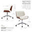 Kimpel Faux Leather Mid-Century Office Chair-279099721