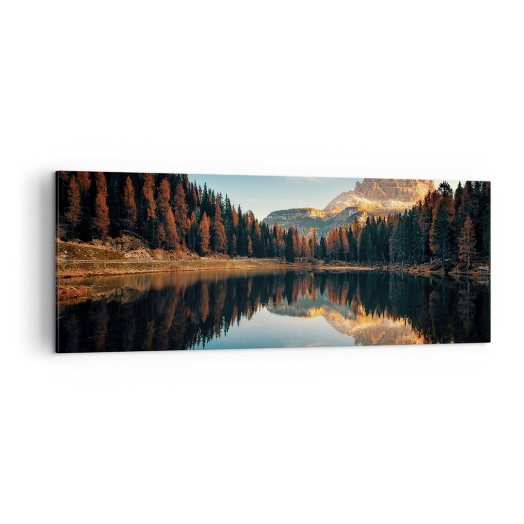 Leinwandbild Reflection Lake-Landschaft