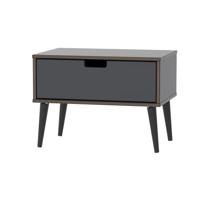 Fully Assembled Fairbury 1 Drawer Bedside Table