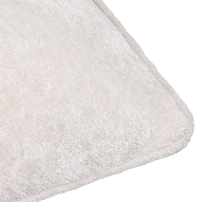 Lustre Square Cushion Cover, Ivory