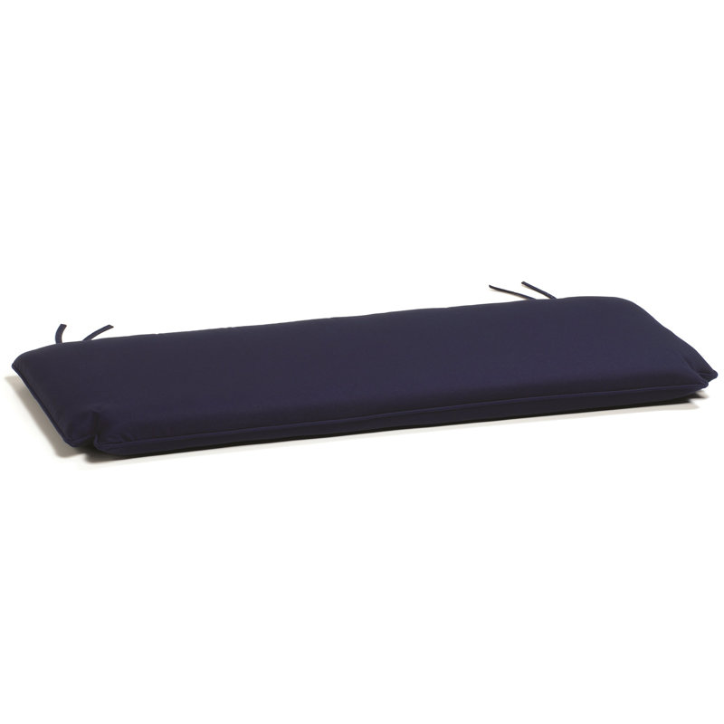 Coussin de banc d'extérieur, Bleu marine, 60 po