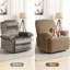Housse pour fauteuil inclinable à coussins carrés/rectangulaires-189624712