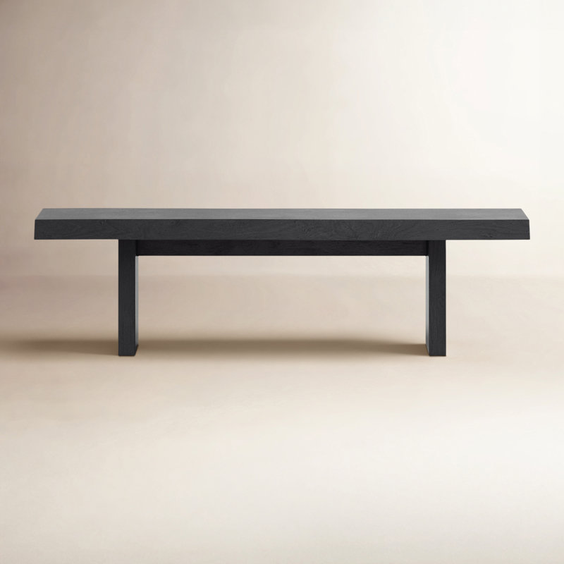 Brooks Bench, 18" H x 78" W x 15" D, Ebonized