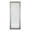 Miroir mural en ton argent rectangulaire Brysen