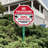 No Trespassing This Property Is Protected by Video Surveillance Trespassers Will Be Prosecuted 10" X 10" Aluminum Lawnboss Sign with 3' Stake