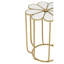 Janney Glass Top Frame End Table