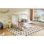 Lit à baldaquin simple avec lit gigogne et trois tiroirs de rangement, beige-559152448