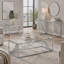 Glass Top Entryway Console Table