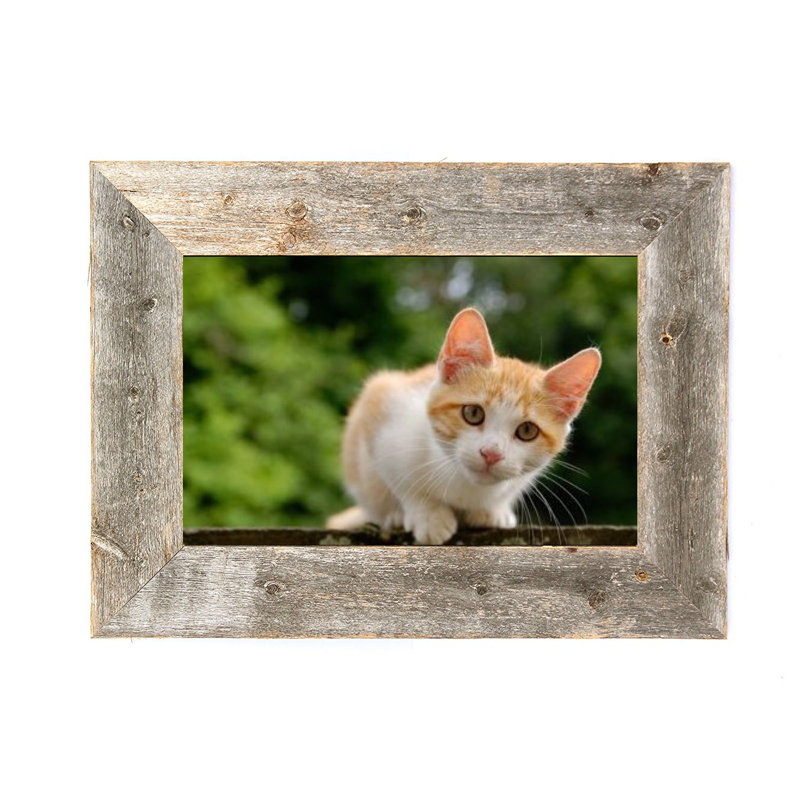 Cadre photo rustique en bois, 11 po x 17 po