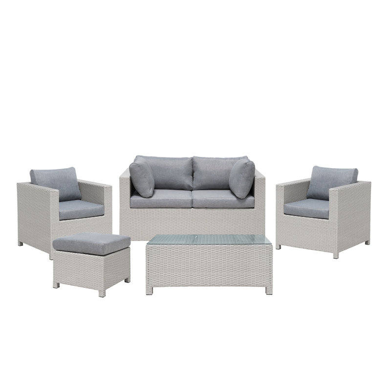 Crume 4 Seater Rattan Sofa Set