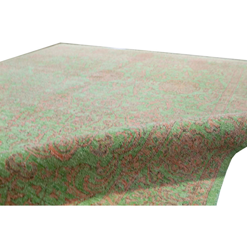 Wool Oriental Area Rug in Green