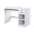  2 Drawer Desk - White