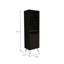 Armoire de bar 8 tablettes 8 bouteilles Wengue