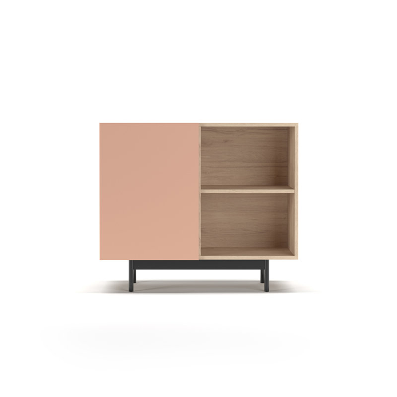 Jvonte Standard Accent Chest, Light Oak/Pink