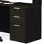 Bureau de direction en U avec huche réversible Glidden-652853599