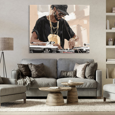 Timeless DJ avec toile Urban Rhythm, design par Franklyn Gregory