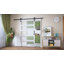 Porte de grange coulissante en verre givré de 84 po avec quincaillerie, portes intérieures de ferme avec poignée et serrure Compatible Products-100531573