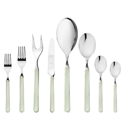 Fantasia Flatware Set - 43 Pieces - Sage