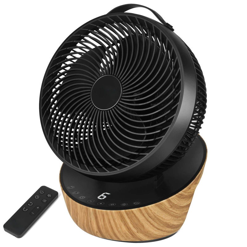 Desk Fan Quiet Air Circulator With DC Motoideal For Bedroom, Home, Office