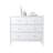 35.4" Wide White 4-Drawer Wooden Dresser, Storage Cabinet Nightstand for Bedroom Living Room