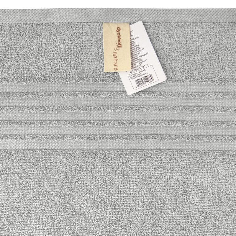 6-tlg. Handtuch Komplettset Dyckhoff Nature BIO, Matt brushed nickel