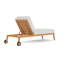 Alpine Outdoor Teak Chaise Lounge-1700104264