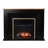 52'' W Black Electric Fireplace