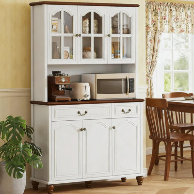 Dark Gray Solid Wood Double Doors Wall Cabinet With 2 Shelves For Versatile Home Storage, Ready To Assemble