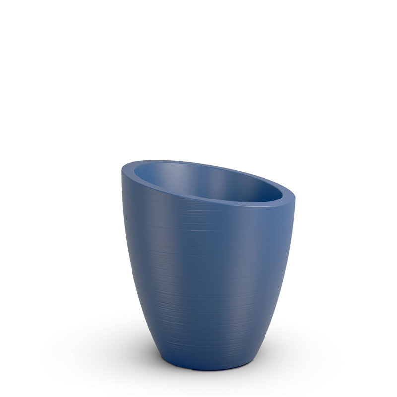 Jardinière en plastique Marazzi, Bleu Neptune, H 34 po x l 30 po x P 30 po
