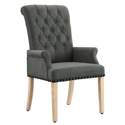 Amdad 41'' H Tufted Upholstered Parsons Chair