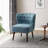Afzal 25.8" W Modern Tufted Polyester Accent Side Chair with Solid Wood Legs-1632147633