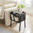 Kazuyo Midcentury Modern 2 Tier End Table-1833413085