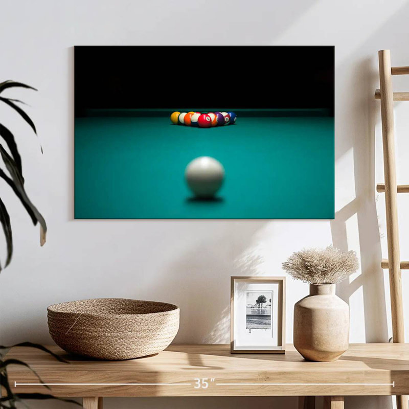 Pool Table, 8" H x 12" W