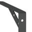 Borough Wharf Shelf Brackets 4 Pcs 15X2.5X11.5 Cm Silver Stainless Steel-1214008728-1214008723