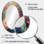 Miroir décoratif ovale en métal-79640614