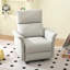 Fauteuil inclinable manuel berçant rembourré-131655174