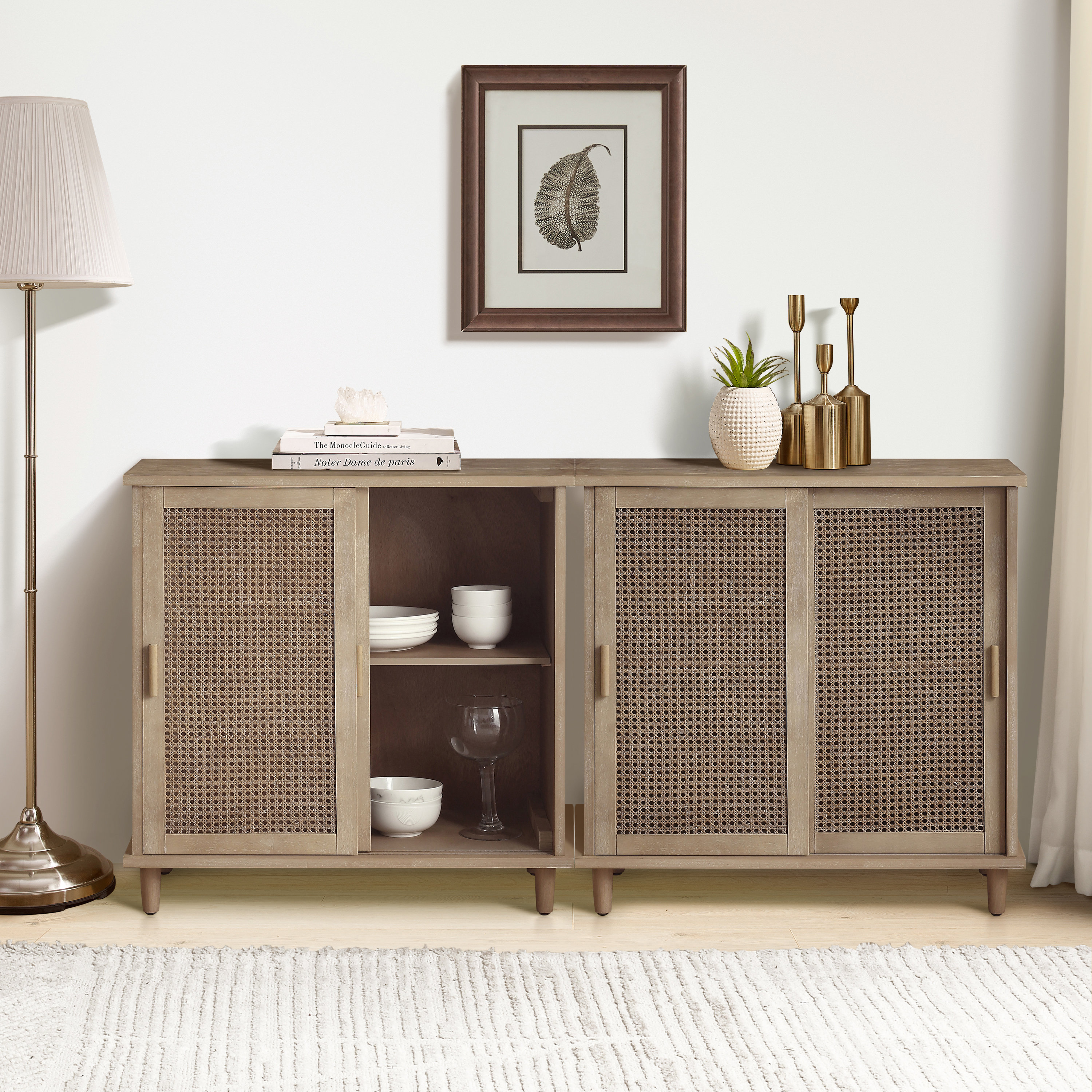 Beachcrest Home™ Belisle 2 - Door Accent Cabinet | Wayfair
