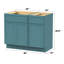 Base de meuble-lavabo simple 39 po seulement-96924164