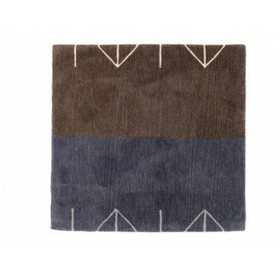 Terrail Striped Area Rug in Gray
