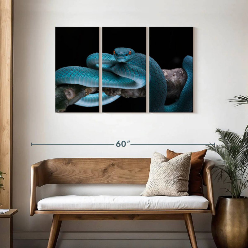 Brampt Snake On Branch, 28" H x 45" W